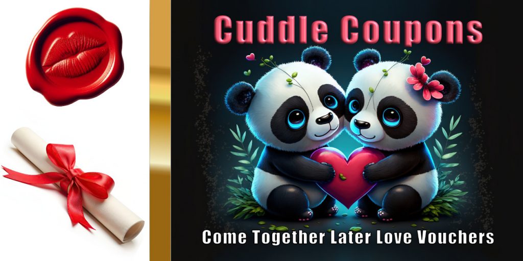 Cuddle Coupon Love Notes for Couples